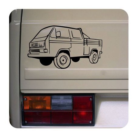 Autocollant VW T3 Doka