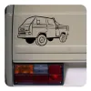 Autocollant VW T3 Doka