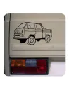 Pegatina VW T3 Doka. Vinilo de alta calidad, soporta perfectamente la intemperie, apto incluso para náutica. Pégala donde quiera