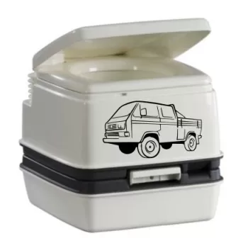 Pegatina VW T3 Doka. Vinilo de alta calidad, soporta perfectamente la intemperie, apto incluso para náutica. Pégala donde quiera