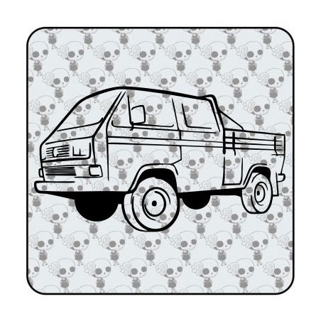 Autocollant VW T3 Doka