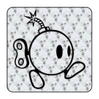 Pegatina Bomba Super Mario. Vinilo de alta calidad, soporta perfectamente la intemperie, apto incluso para náutica. Pégala donde 2