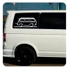 Pegatina T3 Westfalia. Vinilo de alta calidad, soporta perfectamente la intemperie, apto incluso para náutica. Pégala donde quie