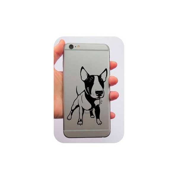 Pegatina Bull Terrier. Vinilo de alta calidad, soporta perfectamente la intemperie, apto incluso para náutica. Pégala donde quie