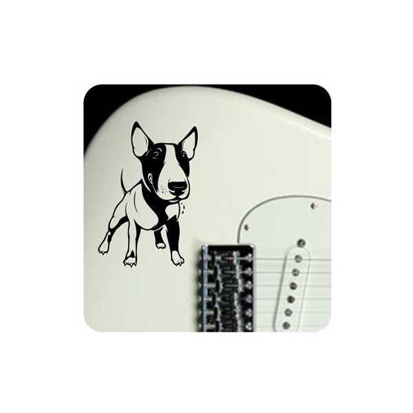 Pegatina Bull Terrier. Vinilo de alta calidad, soporta perfectamente la intemperie, apto incluso para náutica. Pégala donde quie