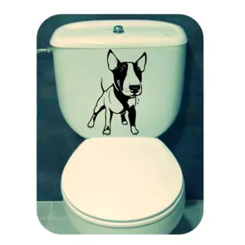 Pegatina Bull Terrier. Vinilo de alta calidad, soporta perfectamente la intemperie, apto incluso para náutica. Pégala donde quie