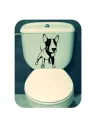 Pegatina Bull Terrier. Vinilo de alta calidad, soporta perfectamente la intemperie, apto incluso para náutica. Pégala donde quie