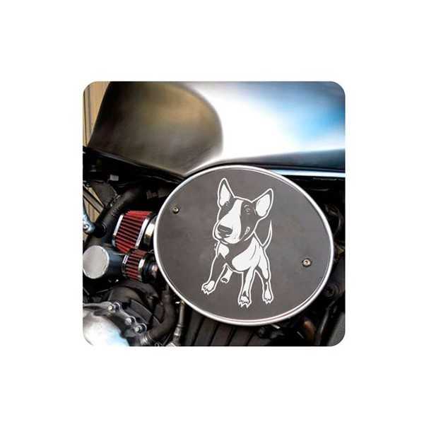 Pegatina Bull Terrier. Vinilo de alta calidad, soporta perfectamente la intemperie, apto incluso para náutica. Pégala donde quie