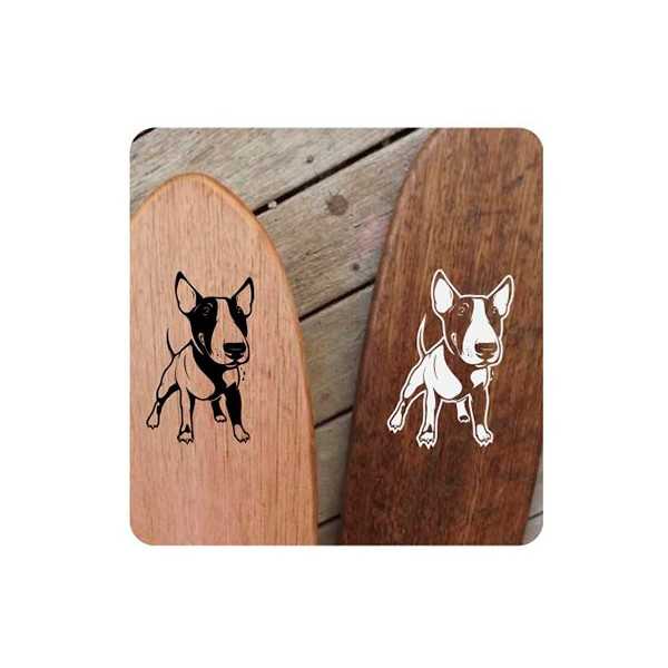Pegatina Bull Terrier. Vinilo de alta calidad, soporta perfectamente la intemperie, apto incluso para náutica. Pégala donde quie