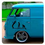 Longboard Evo Aufkleber