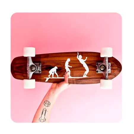 Autocollant Longboard Evo