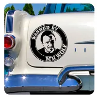 Pegatina Mr. Wolf. Vinilo de alta calidad, soporta perfectamente la intemperie, apto incluso para náutica. Pégala donde quieras,