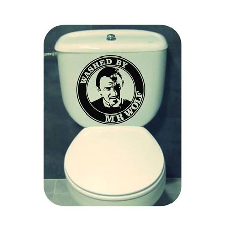 Pegatina Mr. Wolf. Vinilo de alta calidad, soporta perfectamente la intemperie, apto incluso para náutica. Pégala donde quieras,