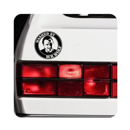 Pegatina Mr. Wolf. Vinilo de alta calidad, soporta perfectamente la intemperie, apto incluso para náutica. Pégala donde quieras,