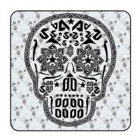 Pegatina Calavera Mexicana. Vinilo de alta calidad, soporta perfectamente la intemperie, apto incluso para náutica. Pégala donde 2