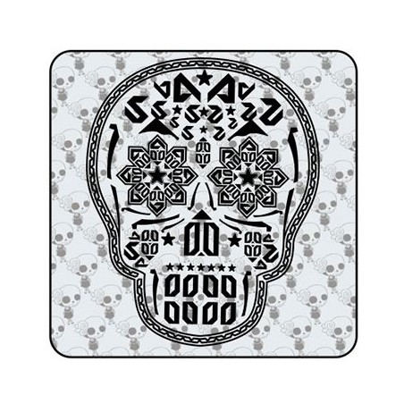 Pegatina Calavera Mexicana. Vinilo de alta calidad, soporta perfectamente la intemperie, apto incluso para náutica. Pégala donde