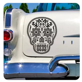 Autocollant Calavera Mexicana