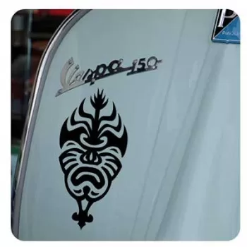 Mascara Tribal Sticker