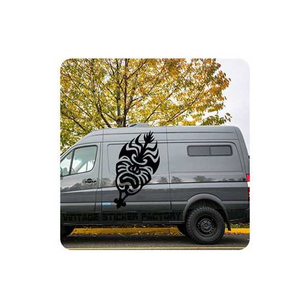 Mascara Tribal Sticker