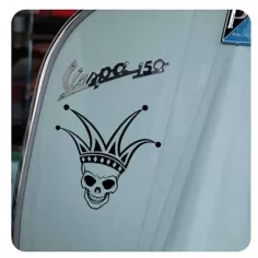 Calavera Joker Sticker