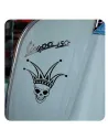 Calavera Joker Aufkleber