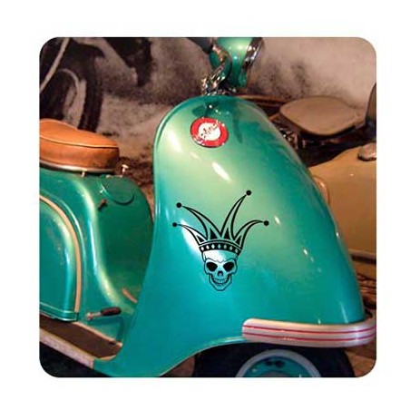 Calavera Joker Sticker