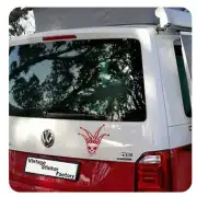 Pegatina Calavera Joker. Vinilo de alta calidad, soporta perfectamente la intemperie, apto incluso para náutica. Pégala donde qu