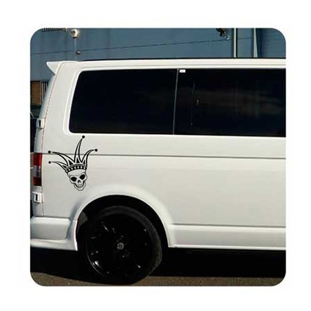 Calavera Joker Sticker