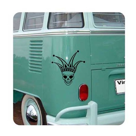 Calavera Joker Sticker