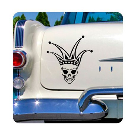 Calavera Joker Sticker