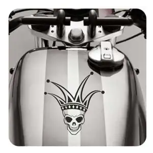 Calavera Joker Aufkleber