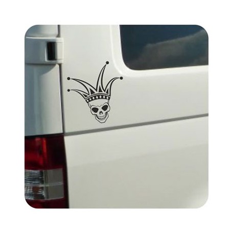 Calavera Joker Sticker