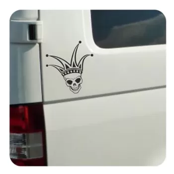 Calavera Joker Sticker