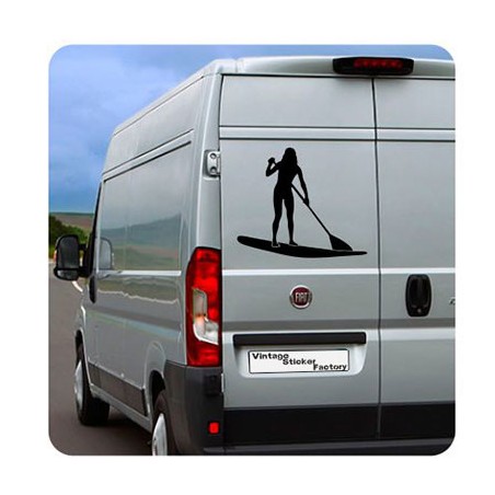 SUP Girl Sticker
