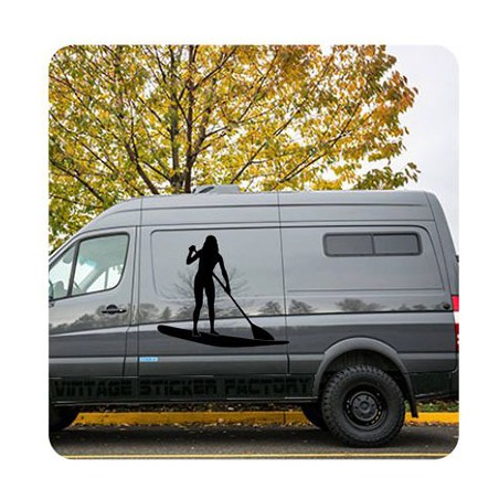 SUP Girl Sticker
