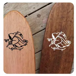 Skater La Muerte  Sticker