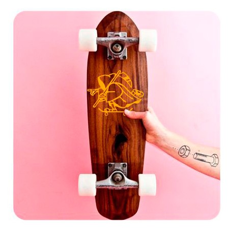 Skater La Muerte Aufkleber