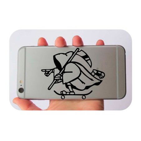 Autocollant Skater La Muerte 