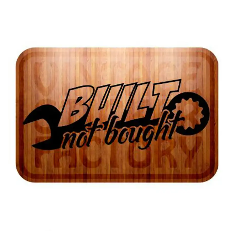 Built Not Bought Sticker