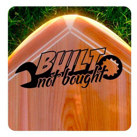 Built Not Bought Aufkleber