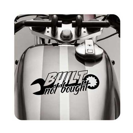 Built Not Bought Aufkleber