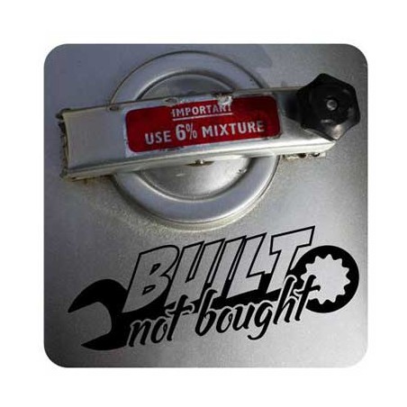 Built Not Bought Aufkleber