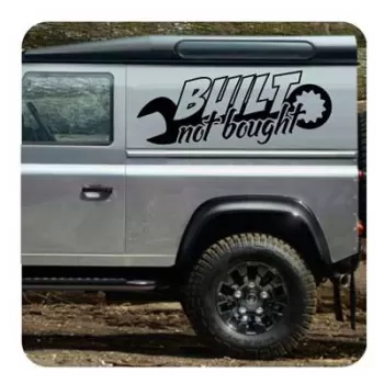 Built Not Bought Sticker