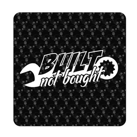Built Not Bought Aufkleber