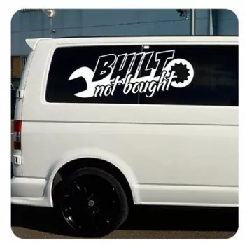 Built Not Bought Sticker