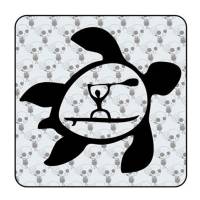 SUP Tortuga Aufkleber 2