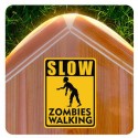 Slow Zombies Walking Aufkleber