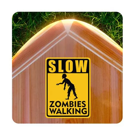 Slow Zombies Walking Aufkleber