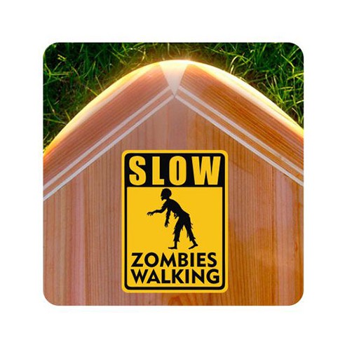 Slow Zombies Walking Aufkleber