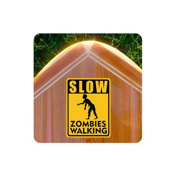 Slow Zombies Walking Aufkleber